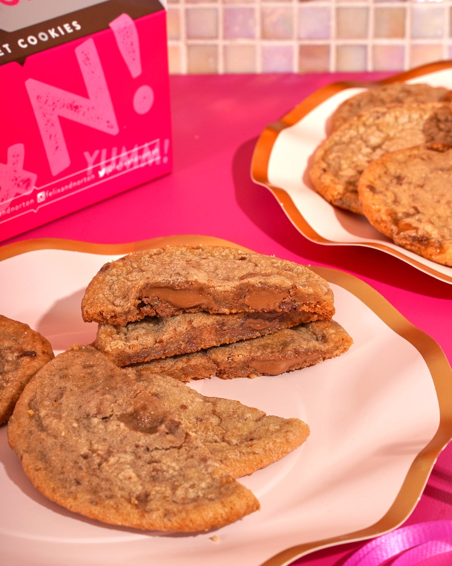 Caramelt - Biscuits au caramel au beurre et aux morceaux de chocolat au lait