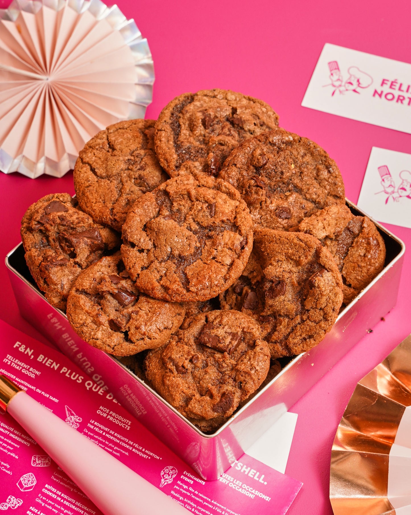 Au Naturel - Biscuits végétaliens aux morceaux de chocolat