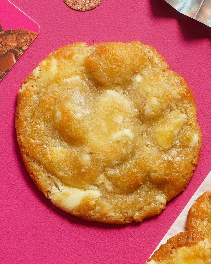 Rock N' Roll - Biscuits aux morceaux de macadamia et de chocolat blanc