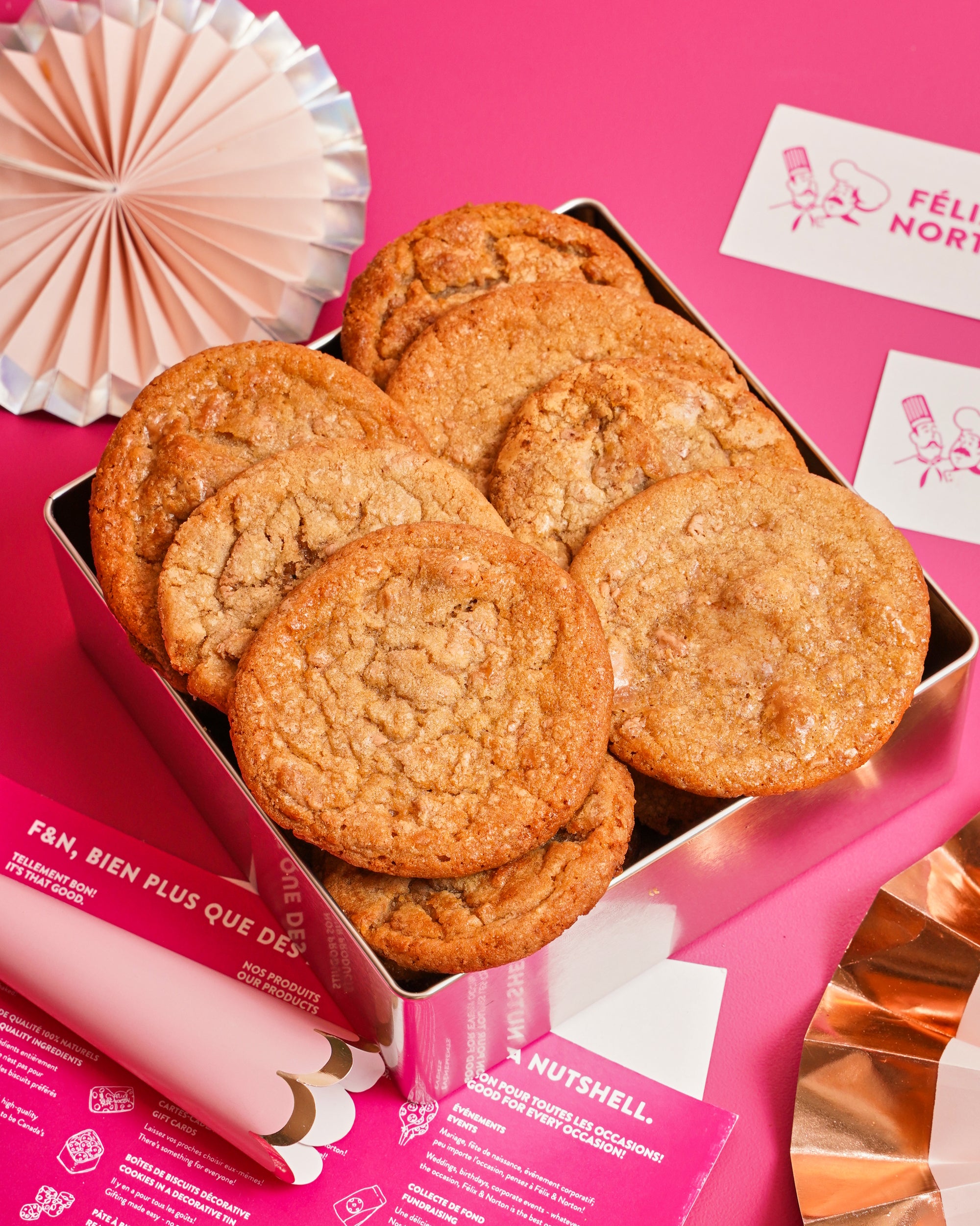 Bling-Bling® - Gold Chocolate, Caramel & Sea Salt Cookies