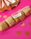 Birthday Cake - Birthday Sprinkles With White Chocolate Frozen Cookie Dough