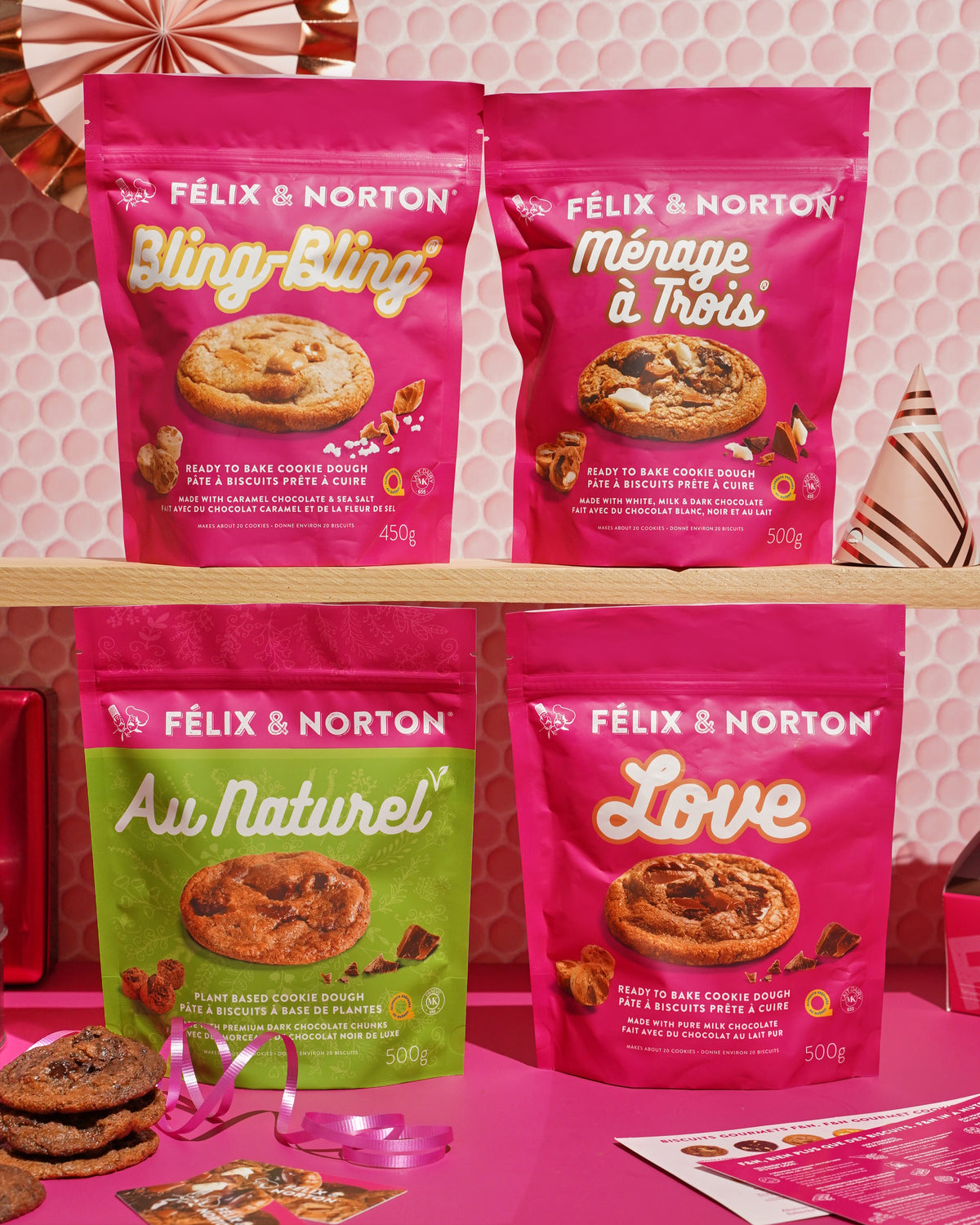 Ready-To-Bake Frozen Cookie Bags – Félix & Norton