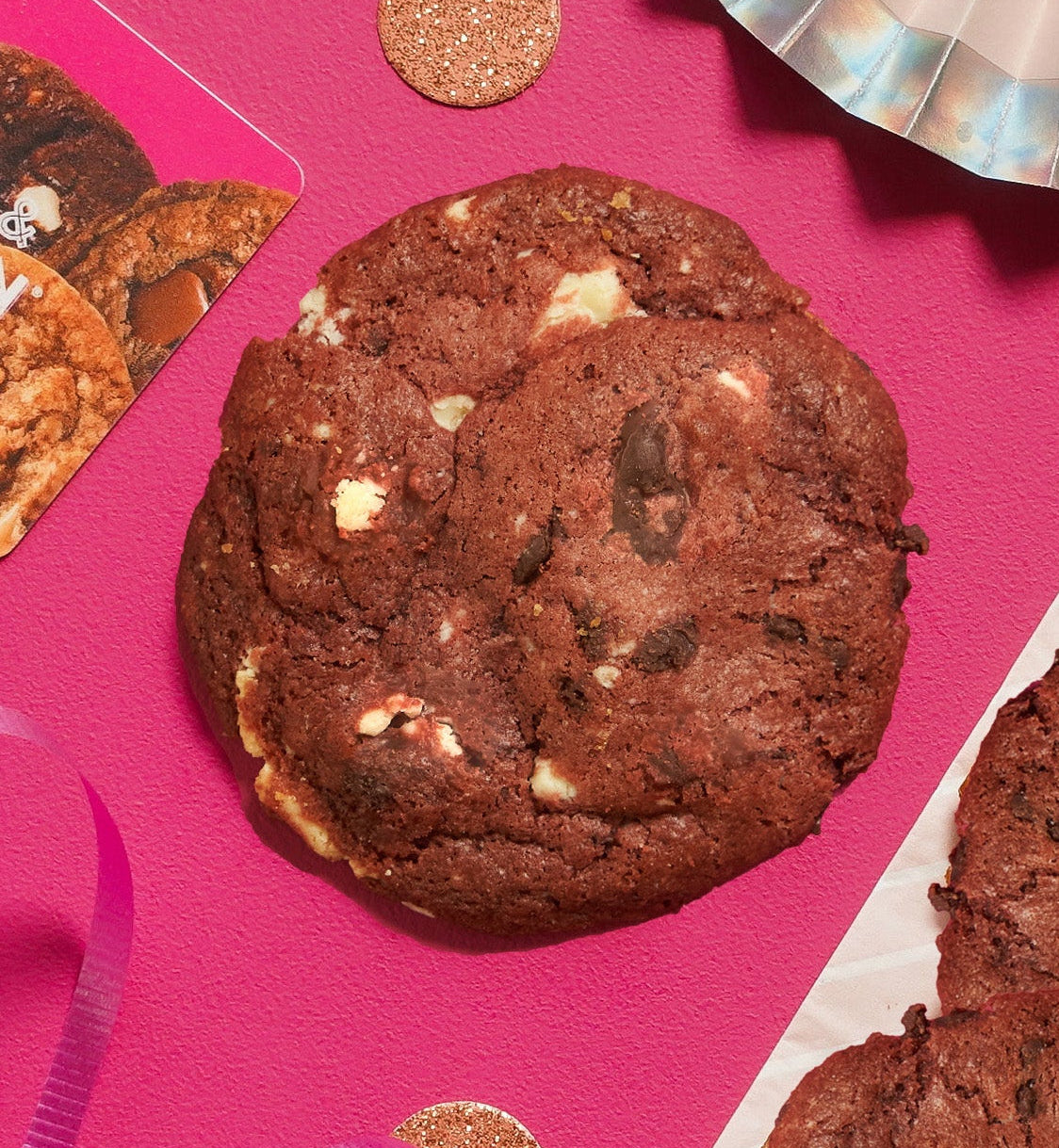 Red Velvet - Rich Velvety White & Dark Chocolate Chunk Cookies