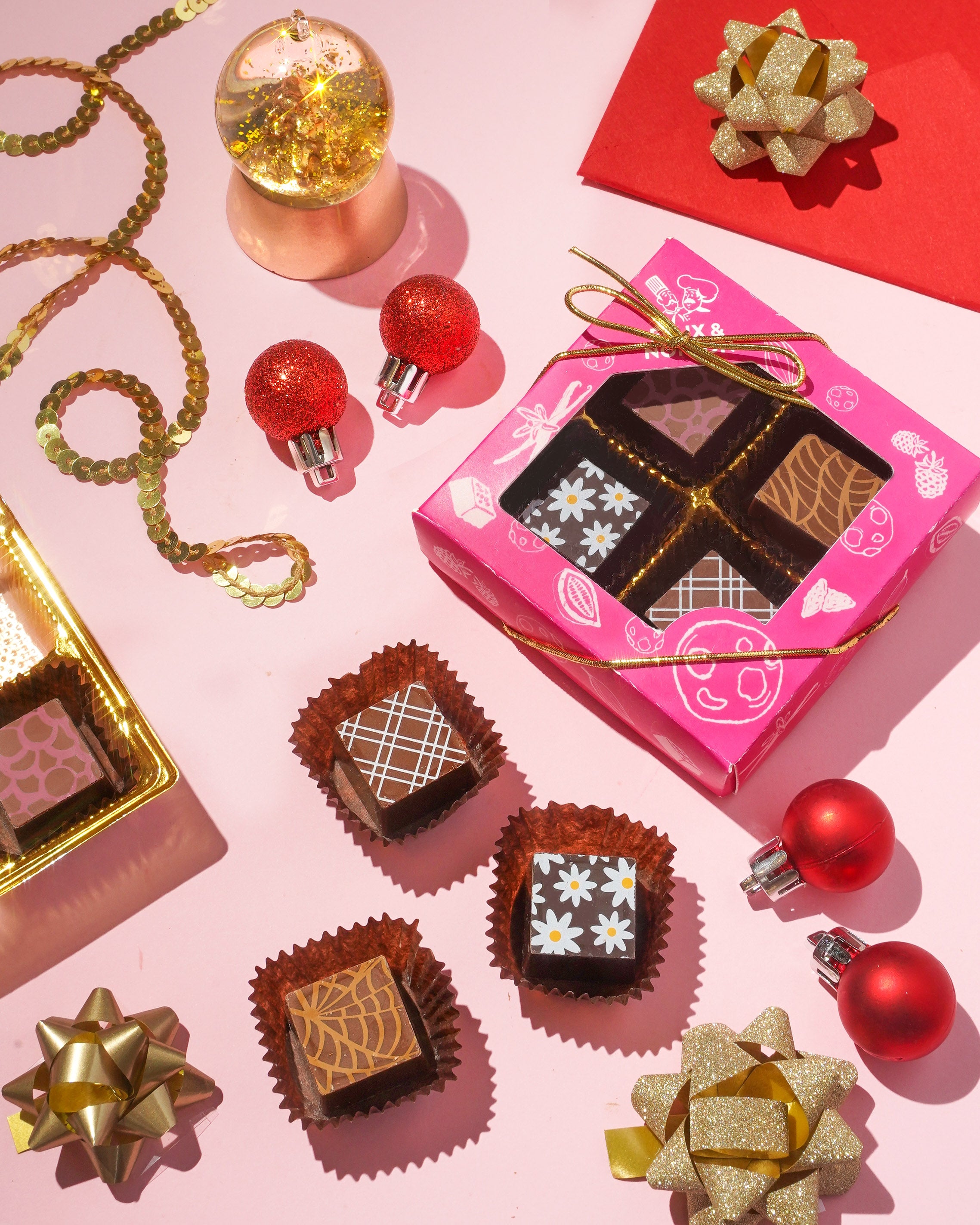 Assortiment de chocolats décadents