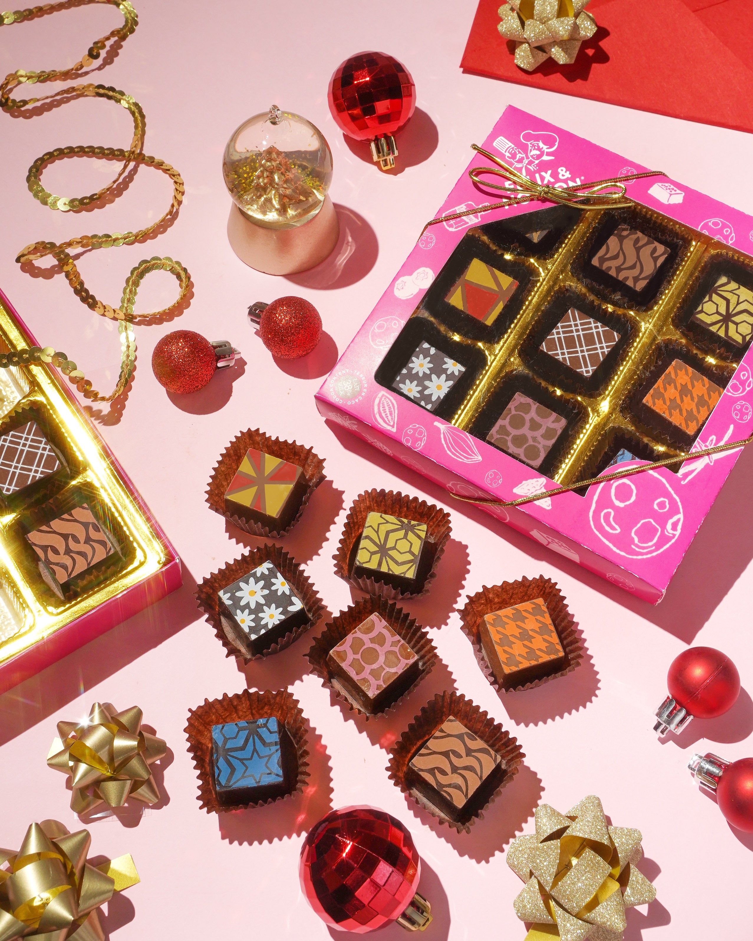 Assortiment de chocolats décadents