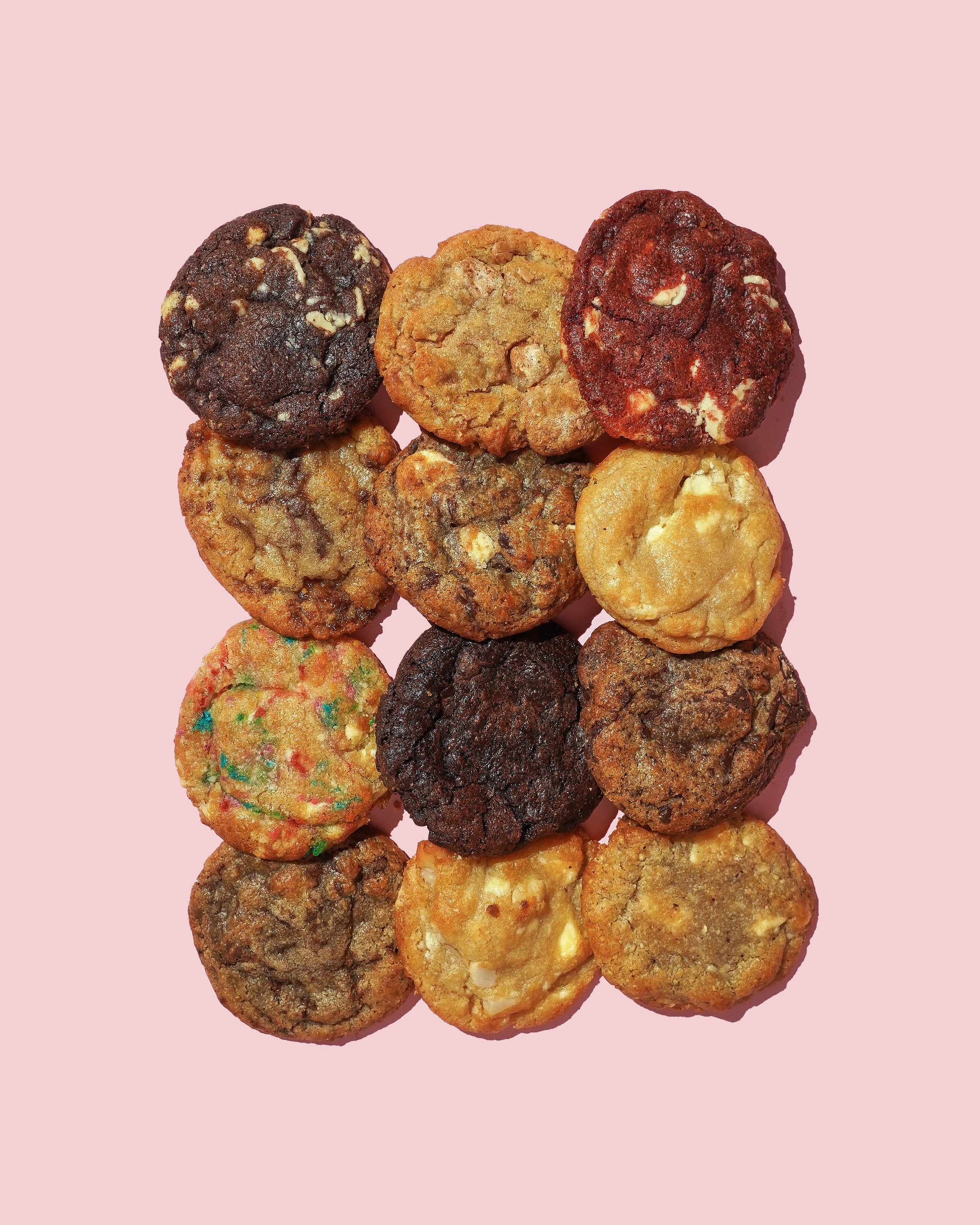 12 Assorted Freshly-Baked Cookies