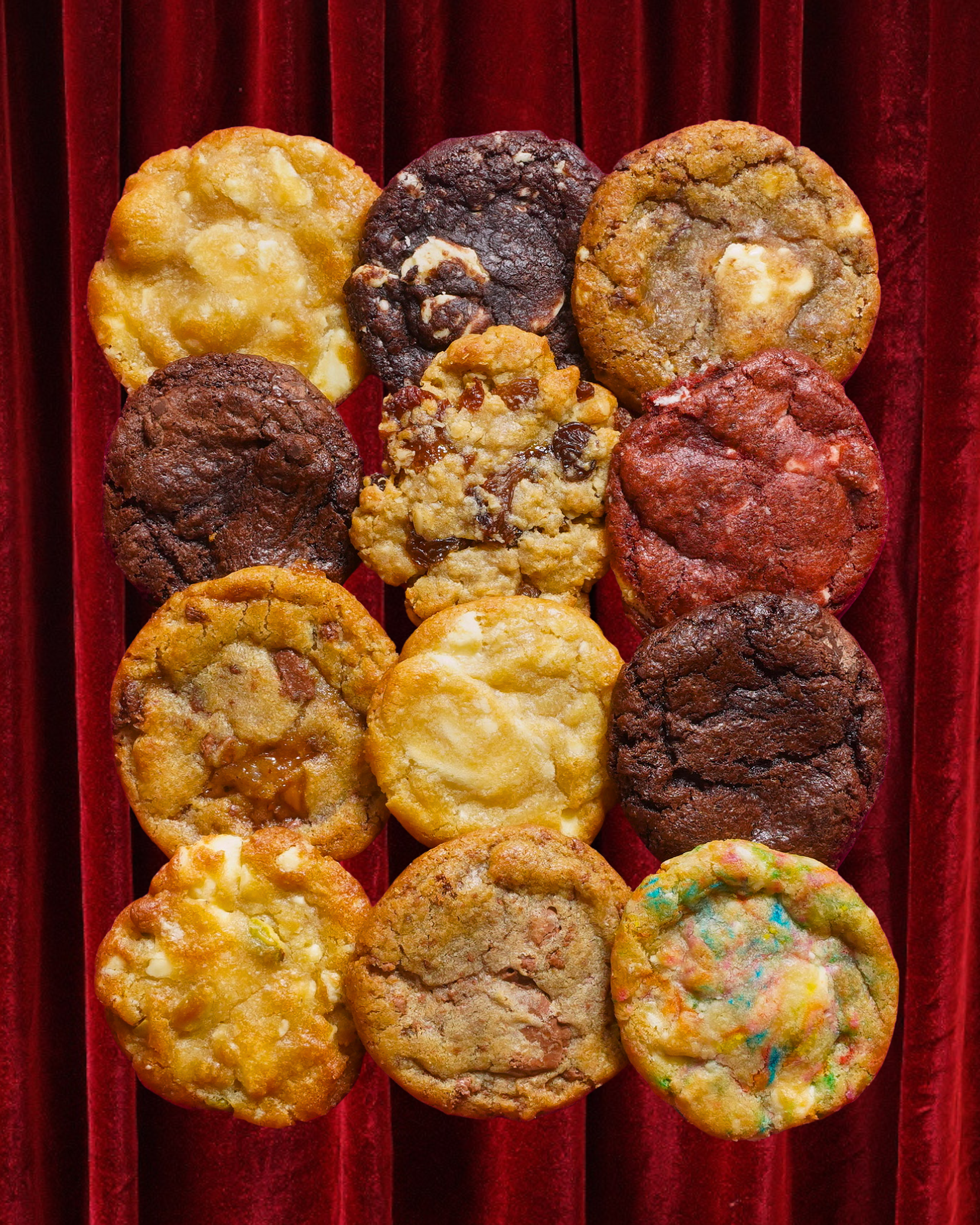 12 Assorted Freshly-Baked Cookies
