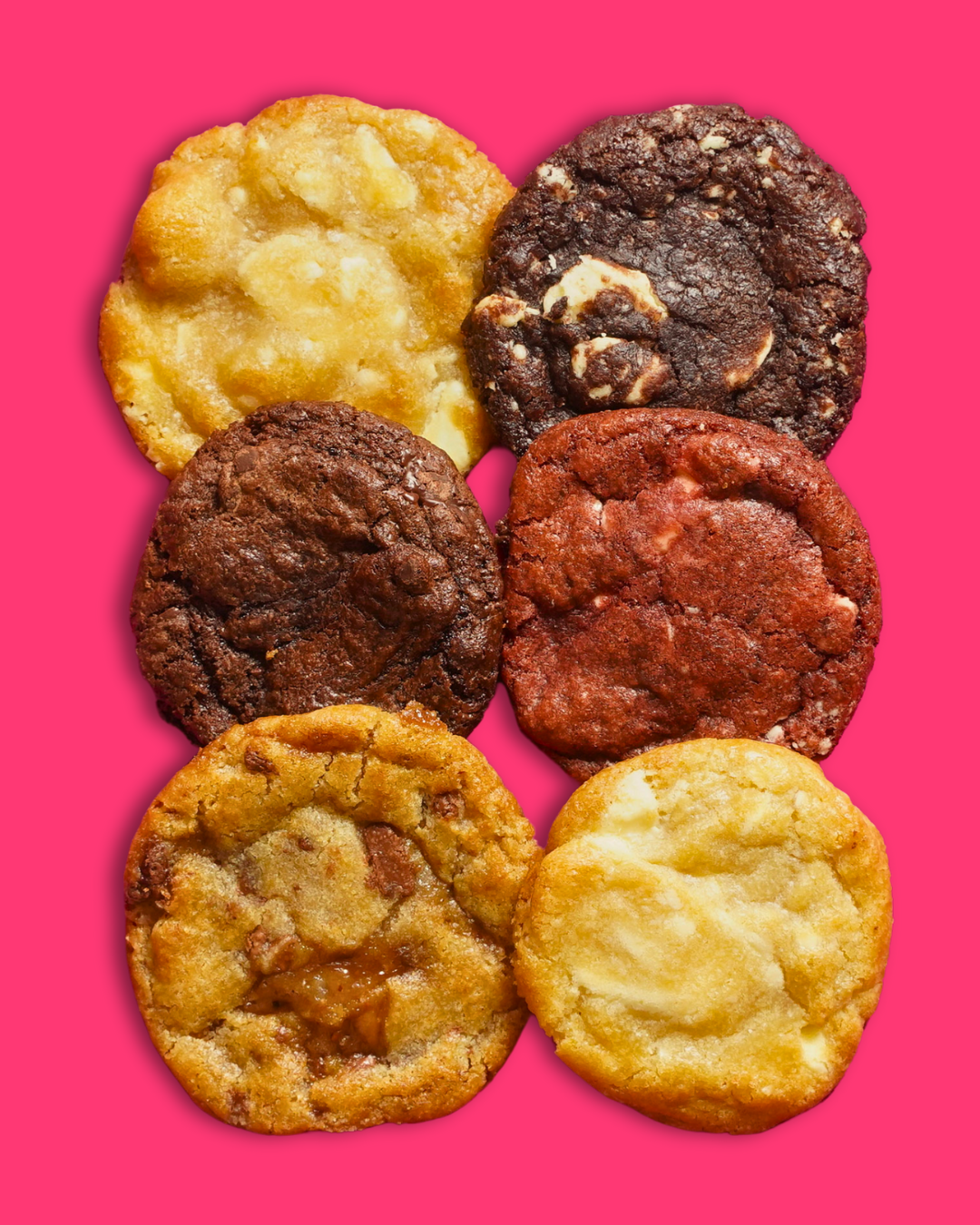 6 Assorted Freshly-Baked Cookies