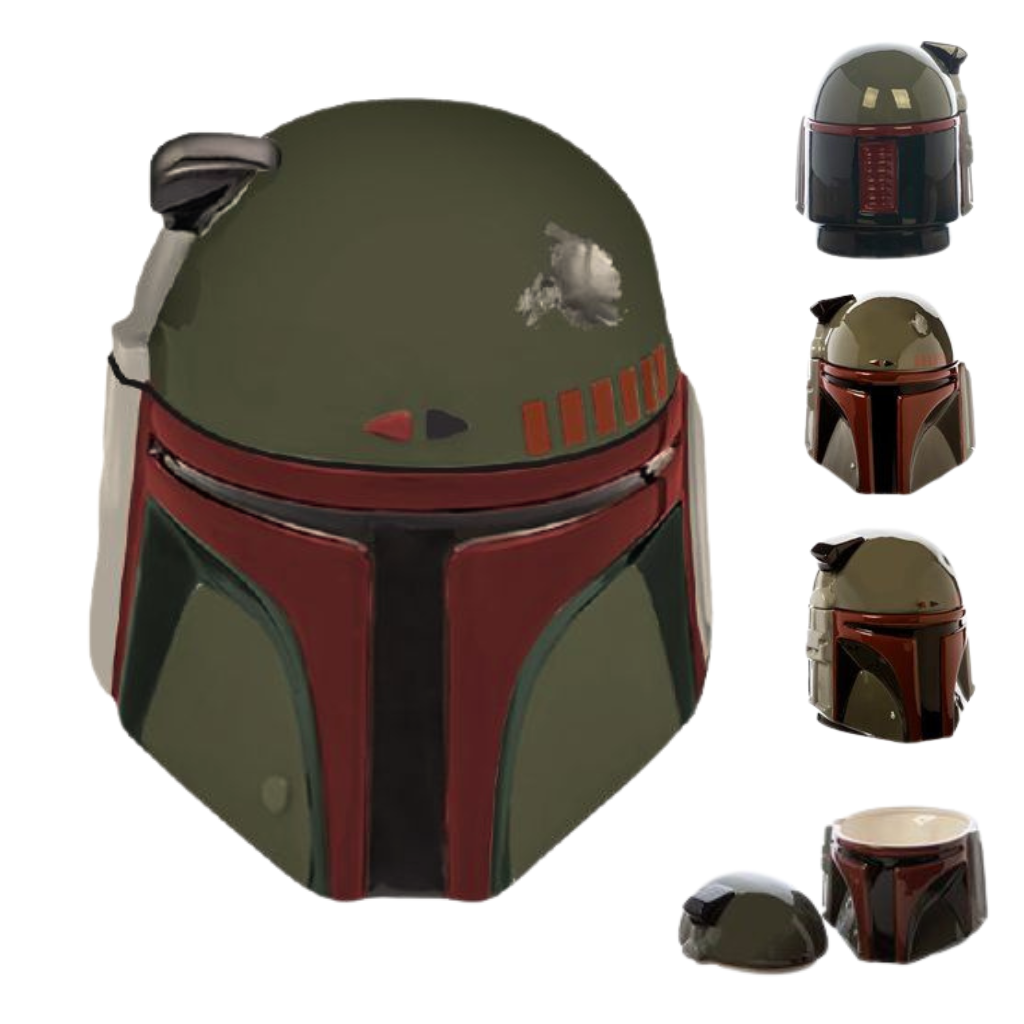 Star Wars Boba Fett Sculpted Ceramic Cookie Jar