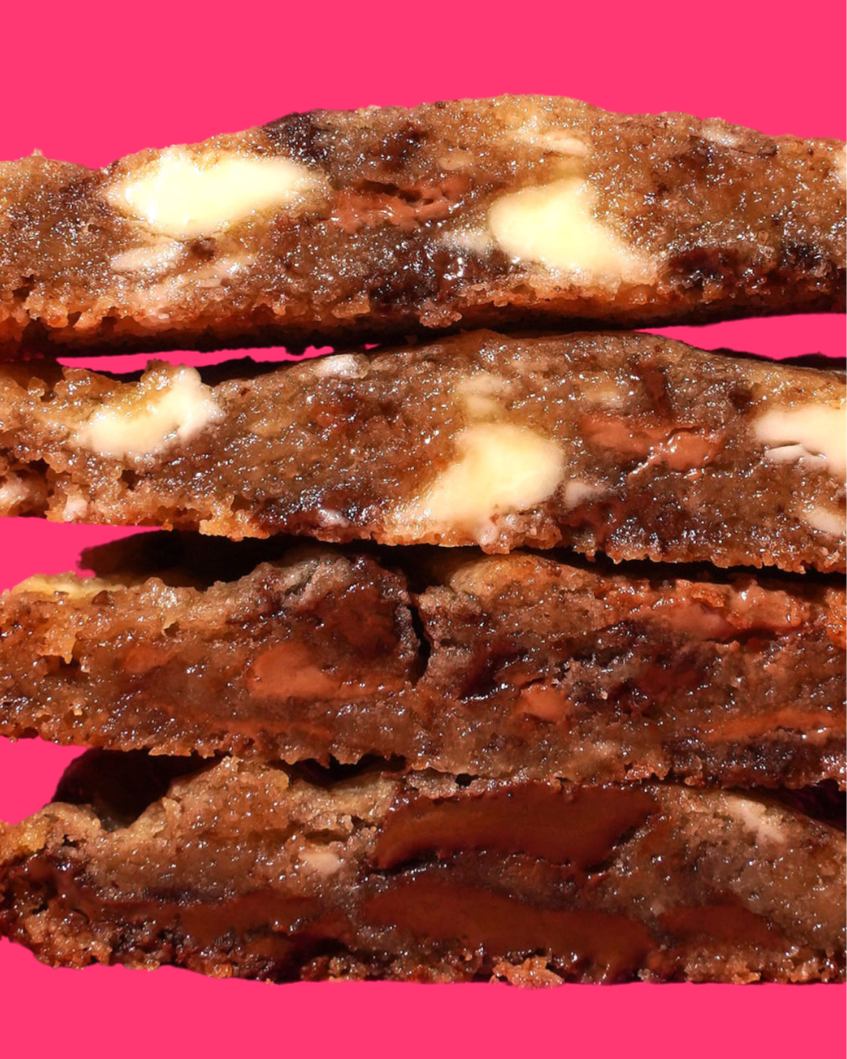 Ménage à Trois - Milk, White & Dark Chocolate Chunk Cookies